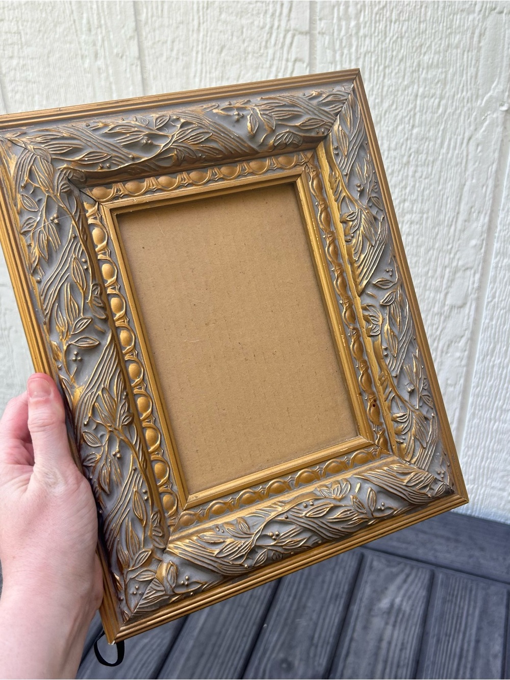 Vintage Ornate Gold 5x7 Picture Frame Decorative